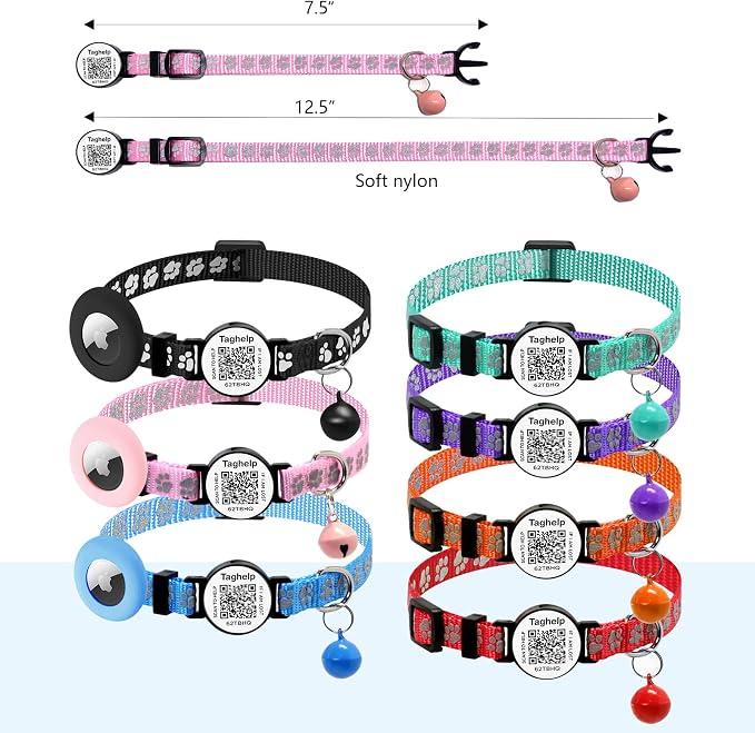 Reflective AirTag Cat Collar - Image 3