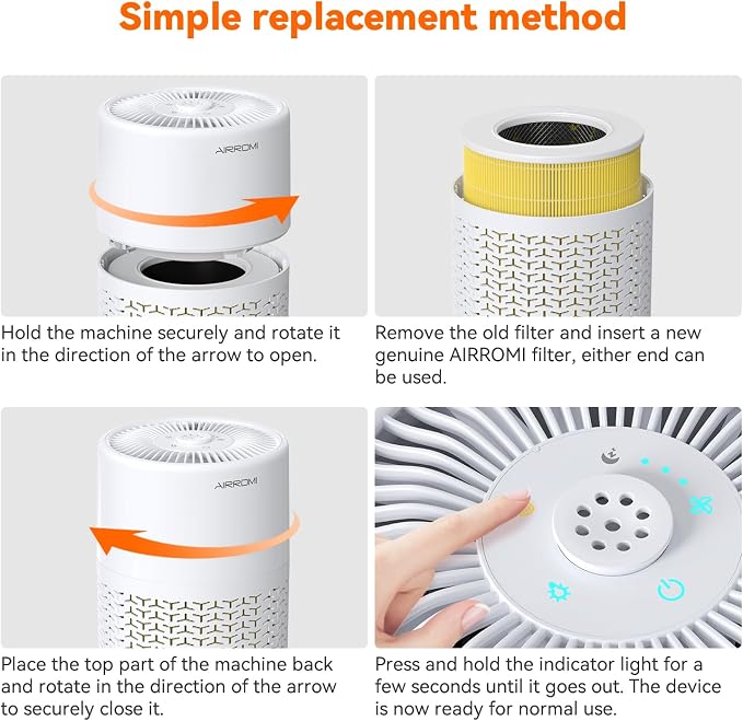 AIRROMI Pets Air Purifier for Home Allergies, - Image 9
