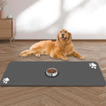 Large Pet Feeding Mat, 39.3" x 15.7" Absorbent Quick Dry Dog Mat by yuzshin