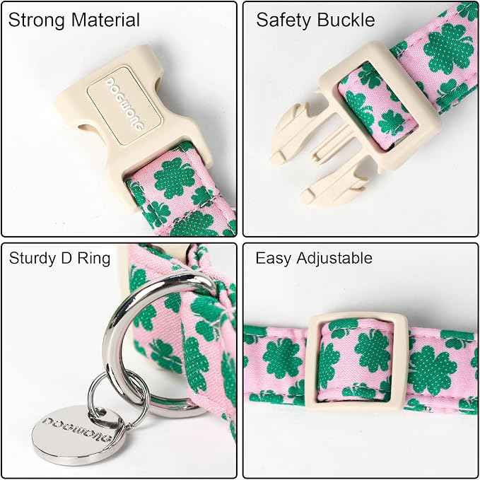 DOGWONG St. Patrick's Day Dog Collar