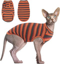BRKURLEG Sphynx Hairless Cats Shirt Puppy Clothes Soft Cotton T-Shirts Cute by BRKURLEG