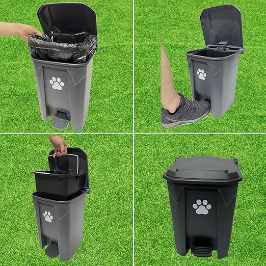 Dog Poop Trash Can Outside 20L - Image 5