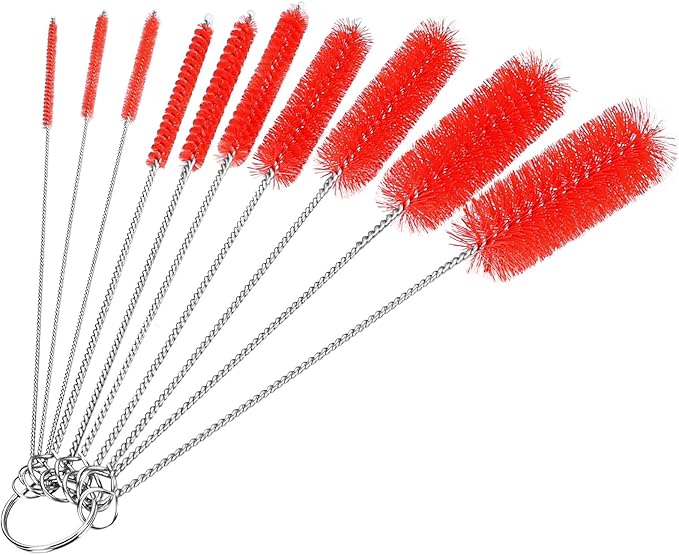 CiaraQ Bottle Cleaning Brushes, 8 Inch Nylon Tube Brush Set, Cleaner by CiaraQ