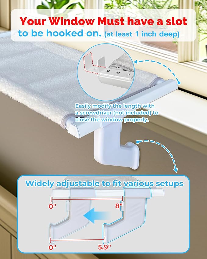 Heavy-Duty Window Sill Perch – All-Metal Frame Supports up to 120 lbs – Durable - Image 3