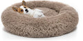 MIXJOY Orthopedic Dog Bed Comfortable Donut Cuddler Round Pet Beds Ultra Soft by MIXJOY