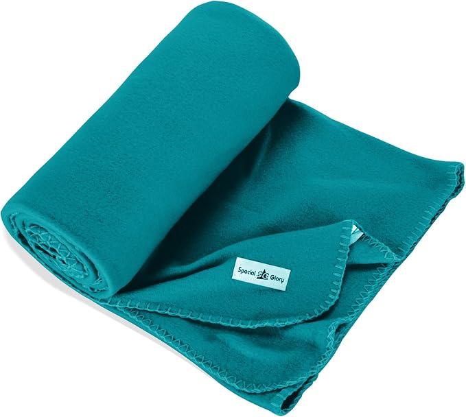 Fleece Throw Blanket Bulk Fleece Blankets Solid Lightweight Warm Soft Cozy - Image 7