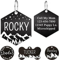 Ultra Joys Stainless Steel Pet ID Tag Dog Name Tags Personalized Front and Back by UltraJoys