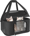 Premium Cat Carrier for Pets Up to 20 Lbs, Cat Travel Bag Soft-Sided Backpack by Alwaysstandbehindyou