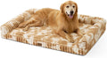 Cute Dog Bed for Extra Large Dogs, Faux Rabbit Fur Orthopedic Dog Bed by COZYKISS