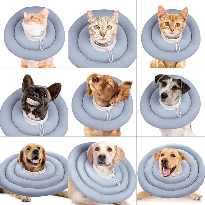 IDOMIK Dog Recovery Collar, Waterproof Soft Dog Cone After Surgery, Comfy - Image 8