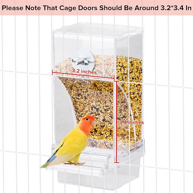 No Mess Bird Feeder Water Dispenser Set, Bird Feeder - Image 6