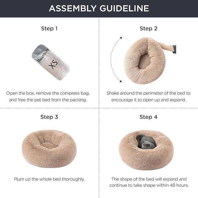 Bedsure Calming Dog Bed for Medium Dogs - Image 6