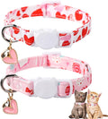 2 Pack Valentine's Day Cat Collar by Uniquestylepaws