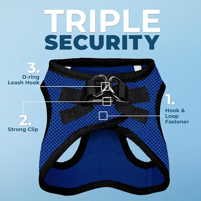 Best Pet Supplies Voyager Step-in Air All Weather Mesh Harness and Reflective - Image 3