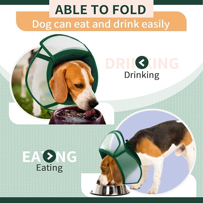 Allroaring Dog Cone Collar, Soft Dog Cones - Image 3