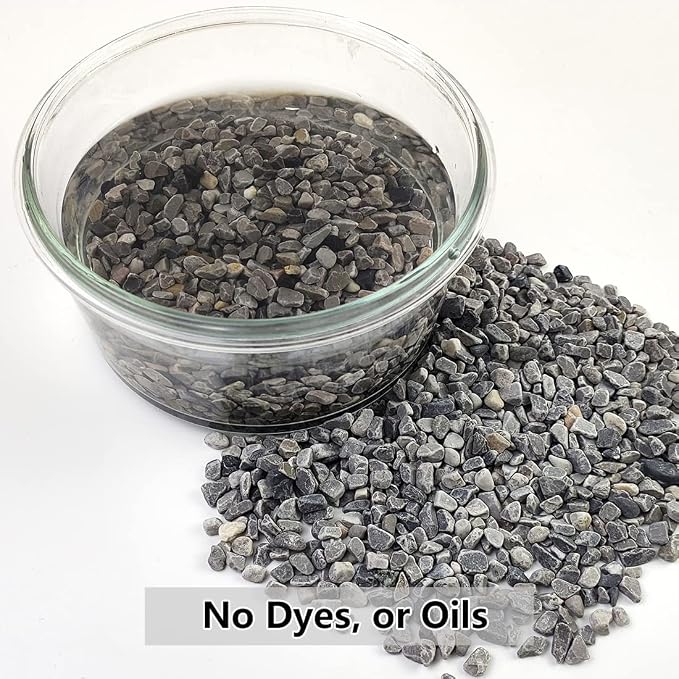 2LB Succulent and Cactus Gravel Pebbles, 1/5 Inch Natural Decorative Polished - Image 3