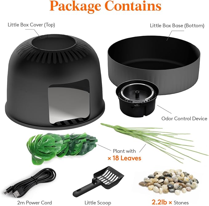 Lifewit Cat Litter Box, Hidden Enclosure Litter Tray - Image 7