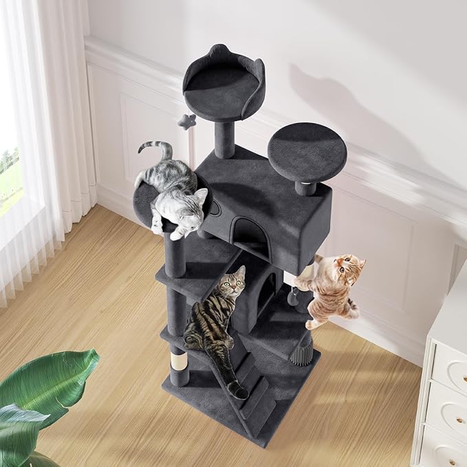 MoNiBloom 54 Inch Cat Tree Tower - Image 8