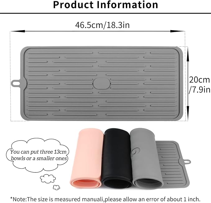 Ptlom Pet Placemat for Dog and Cat, Mat for Prevent Food and Water Overflow - Image 2