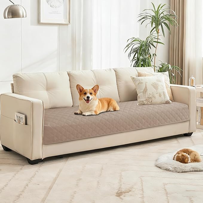 Waterproof Couch Covers for Pets, Waterproof Dog Bed Cover, Anti-Slip Soft Dog - Image 8