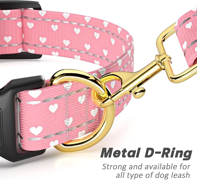 Reflective Dog Collar for Extra Small Dogs, Cute Adjustable Heavy-Duty Nylon - Image 5