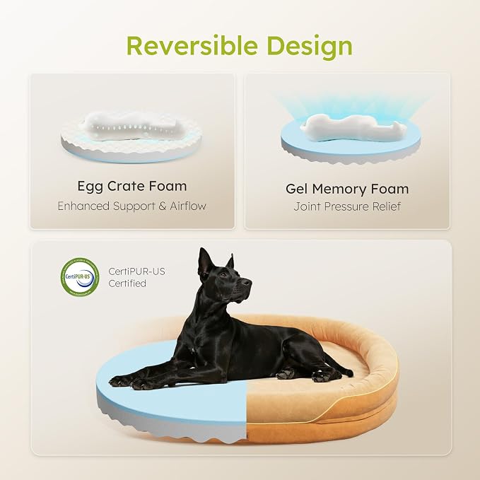 XXL Orthopedic Dog Bed, 53 in. Dog Bed - Image 3