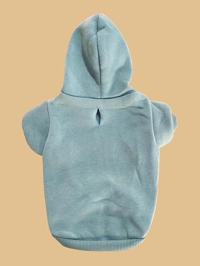 QWINEE Basic Dog Hoodie Sweatshirt Puppy Sweater Warm Cat Costumes Pet Clothes - Image 4