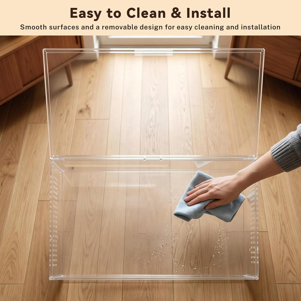 STILLCOVE Transparent Hamster Cage, 2-Tier - GlobalHabitat Supply