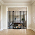 Lumizone Extra Tall Cat Gate 61.02" High Pressure Mounted Extra Wide by Lumizone