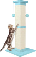Cat Scratching Post 33 Inch Nature Sisal Cat Scratch Post by SOCATER
