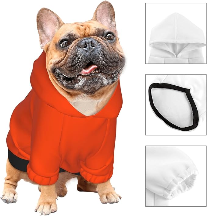 Custom Dog Hoodie Soft Add Your Own Personalized Photo Text Name Logo Dog - Image 5