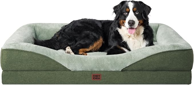EHEYCIGA Orthopedic XL Dog Bed for Large Sized Dog, Waterproof Liner & Washable by EHEYCIGA