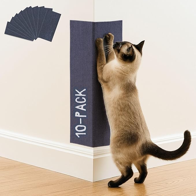 Cat Scratch Mat, 23.6’’ x 11.8’’ Cat Wall Corner Scratcher, Versatile by 2ME
