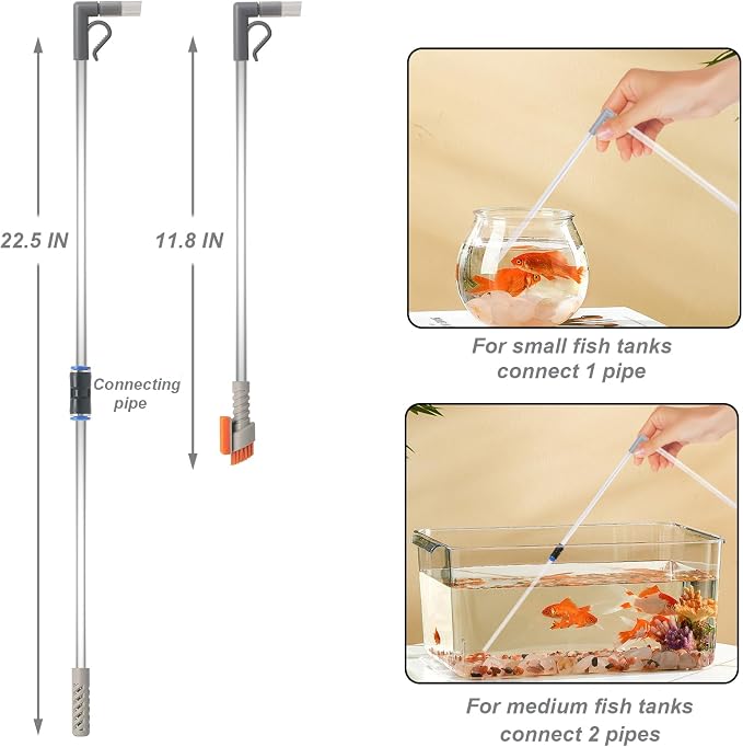 Compact Aquarium Siphon Vacuum and Water Changer Kit - Image 5