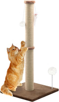 36'' Tall Cat Scratching Post, Large Sisal Scratch Post by PELUOMOZ