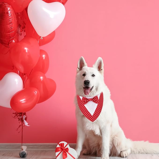 ADOGGYGO Valentine Dog Tuxedo Bandana - Image 2