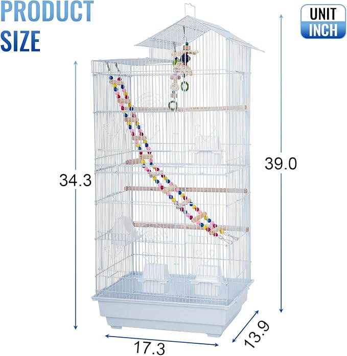 FDW 39 Inch Bird Cage Parakeet Cage - Image 8