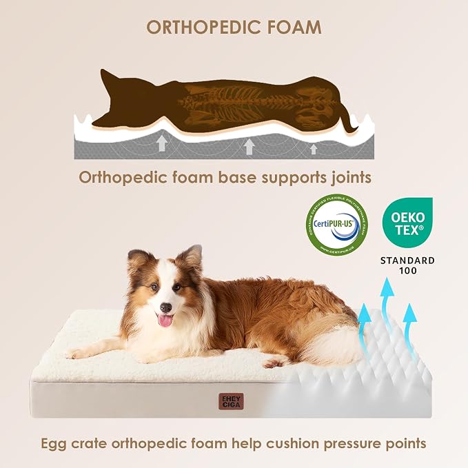 EHEYCIGA Orthopedic Medium Dog Beds - Image 3