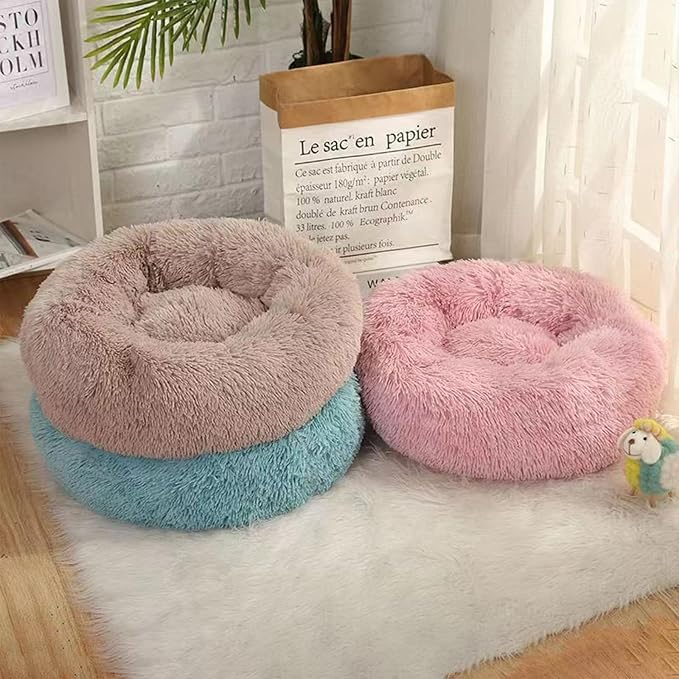 Nisrada Dog Bed for Small Medium Large Dogs, 24 inch Calming Dogs Bed, - Image 4