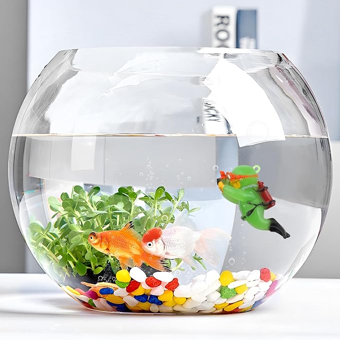 onesimcr Floating Fish Tank Decorations, Aquarium Decorations, Lovely Diver - Image 9