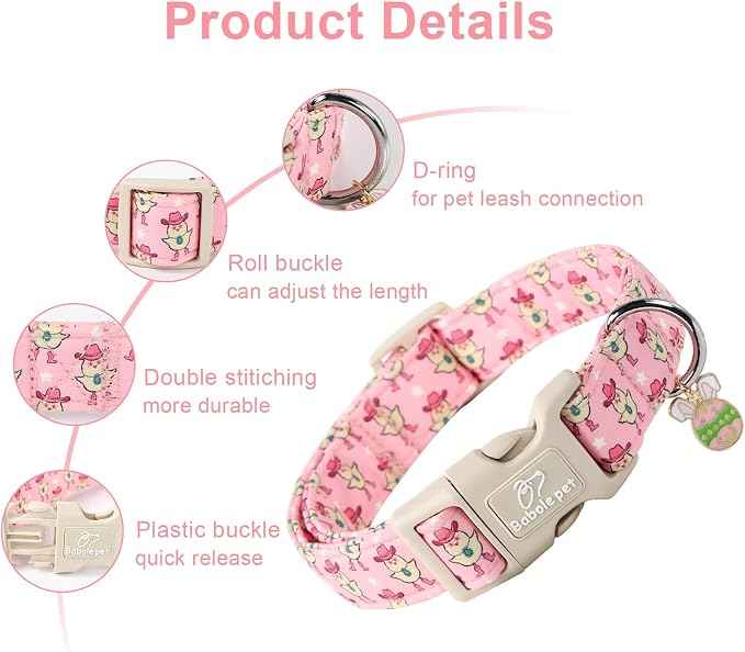 Easter Dog Collar for Small Dogs