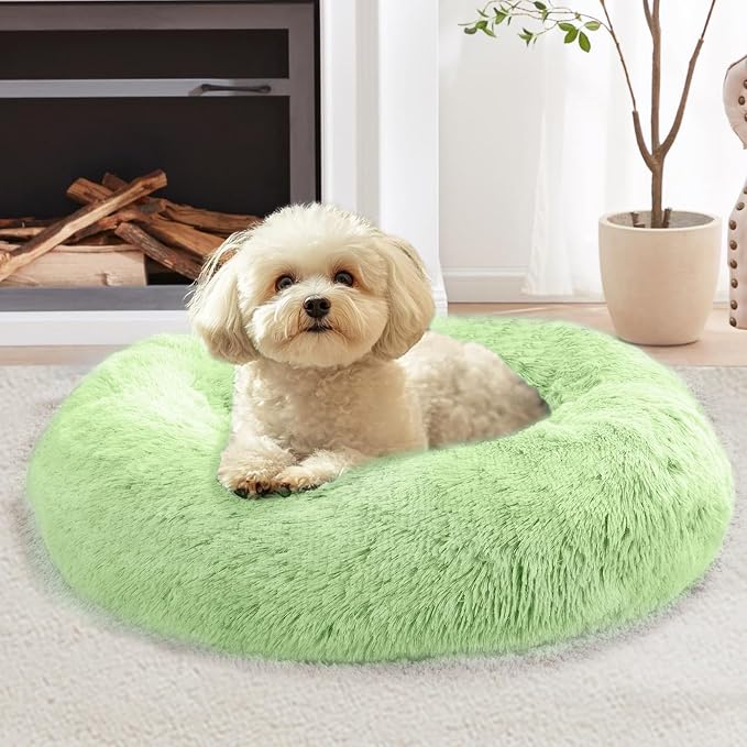 JOLLYVOGUE Calming Dog Bed for Small Dogs by JOLLYVOGUE