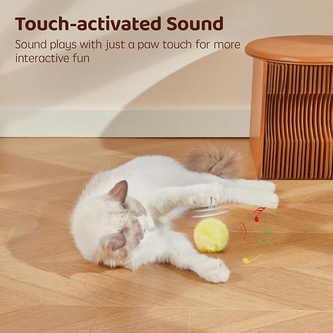 Potaroma Chirping Cat Toys Balls - Image 3