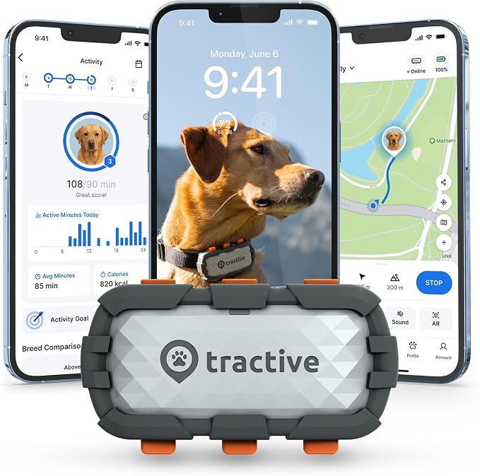 Tractive XL Smart Dog GPS Tracker | Live Pet Tracker by Tractive