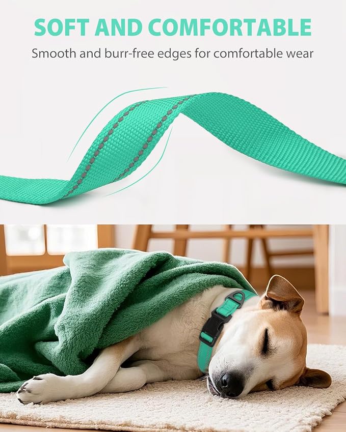 Joytale Reflective Dog Collar, Adjustable Nylon Pet Collar - Image 3