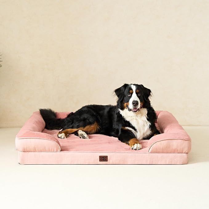 EHEYCIGA Orthopedic Dog Beds for Extra Large Dogs, Waterproof Memory Foam XXL - Image 9