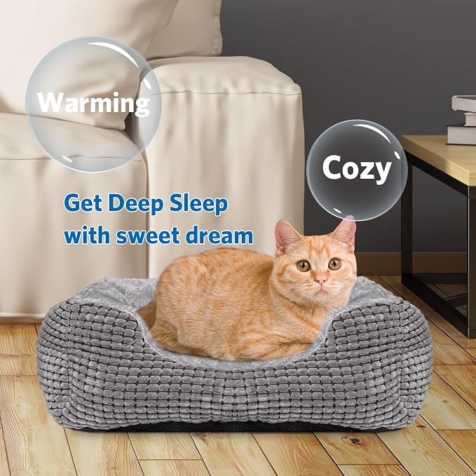 MARUNDA Heated Cats Bed for Indoor Use, Electric Heated Pets Heating for and - Image 6