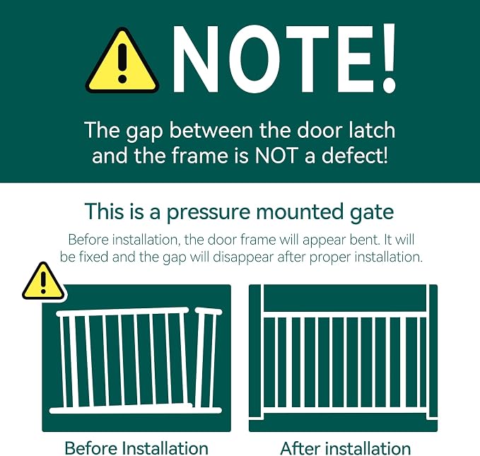 Babelio 36" Tall Auto Close Baby Gate - Image 9