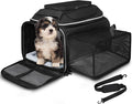 Petskd Top and Side Expandable Pet Carrier 18x11x11 Inches Delta United Airline by Petskd