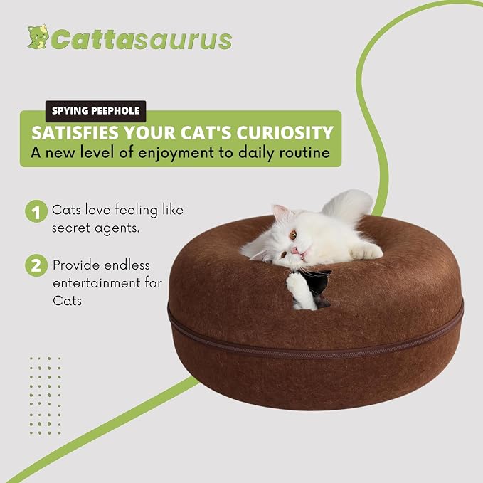 Cattasaurus Peekaboo Cat Cave Donut - Image 4